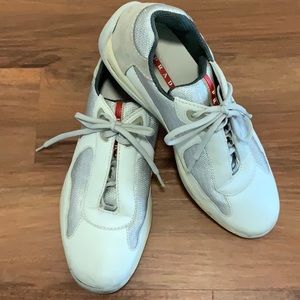 Prada sneakers in great shape.